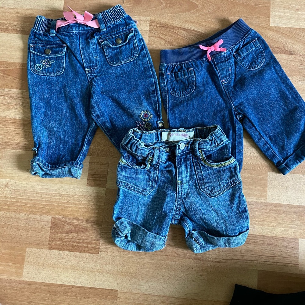 OSHKOSH, genuine kids, jumping beans Denim bundle